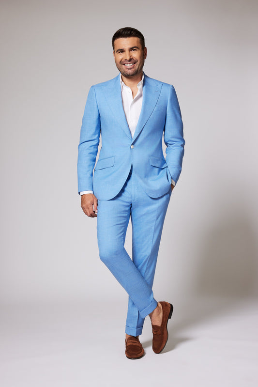 Casual Light Blue Drago