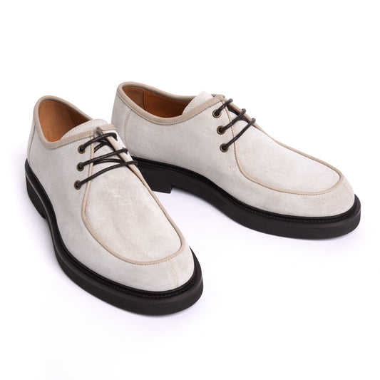 Chunky Derby Suede - Bej Deschis