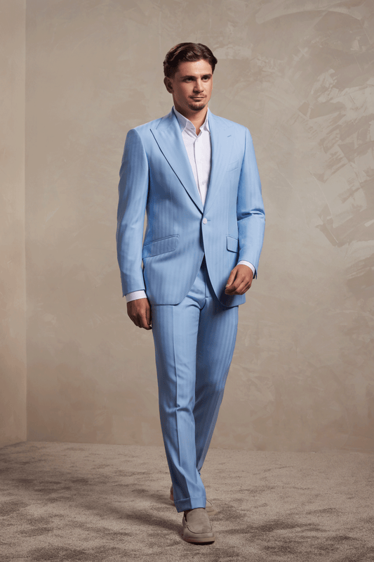 Costum Casual Drago - AZZURO