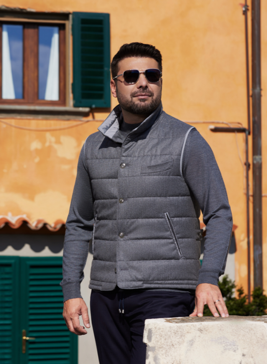 Vestă Matlasată Flanelă