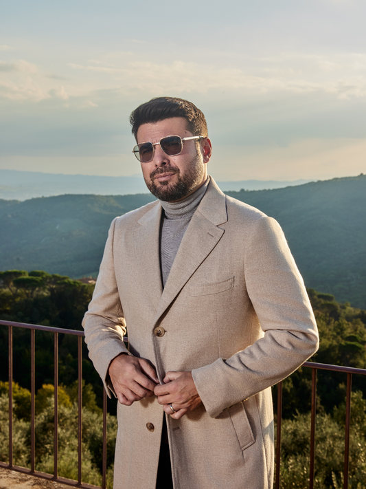 Palton Loro Piana Cașmir Raw