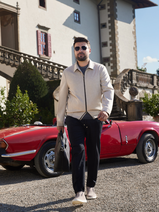 Bluzon Raw Cashmere Loro Piana