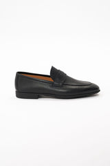 Belgian Penny Loafers culoare neagră lucioși - Alex