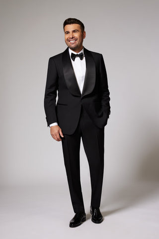 Black Tuxedo Shawl Zegna