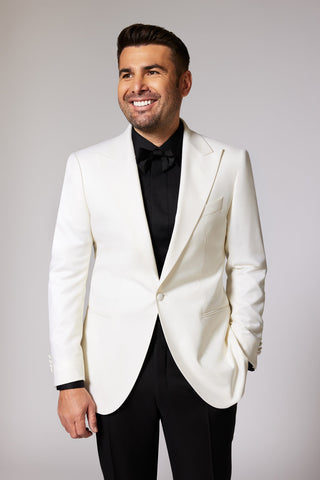 Black & White Tuxedo Zegna Single Breasted