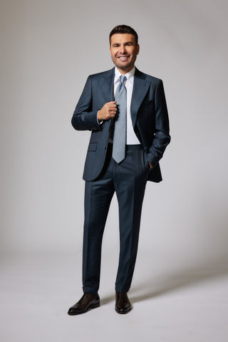 Business Teal&Slate Zegna Trofeo