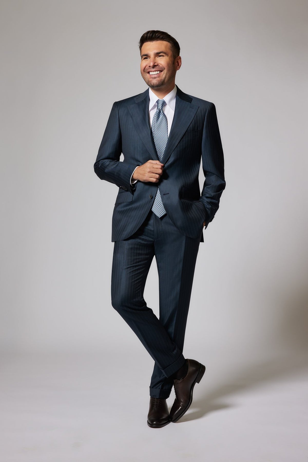 Business Teal&Slate Zegna Trofeo