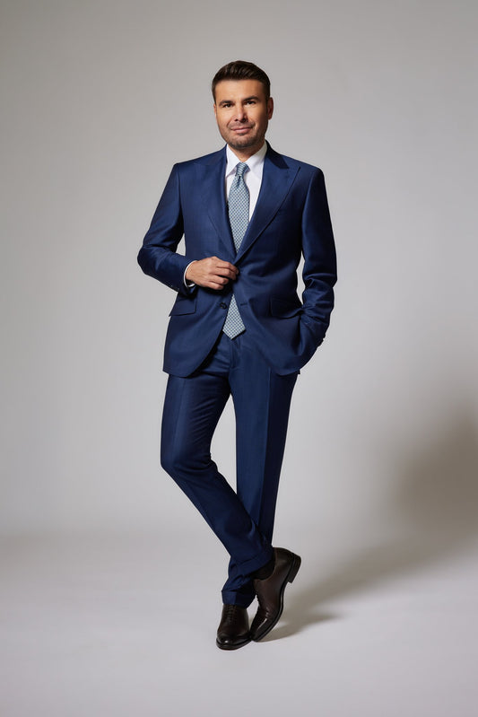 Business Teal&Slate Blue Zegna Trofeo