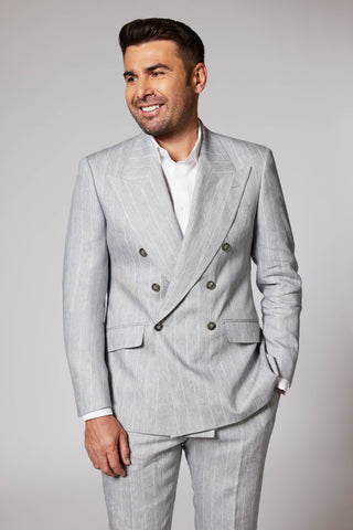 Casual Light Grey Țesatură Loro Piana Linen