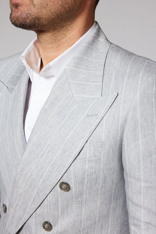 Casual Light Grey Țesatură Loro Piana Linen