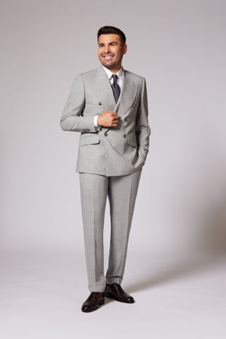Business Light Gray Țesătură Loro Piana