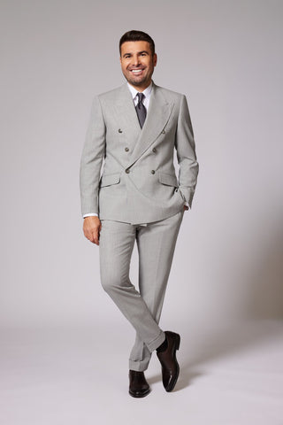 Business Light Gray Țesătură Loro Piana