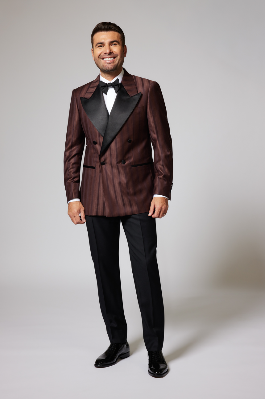 Brown Stripes Zegna Trofeo