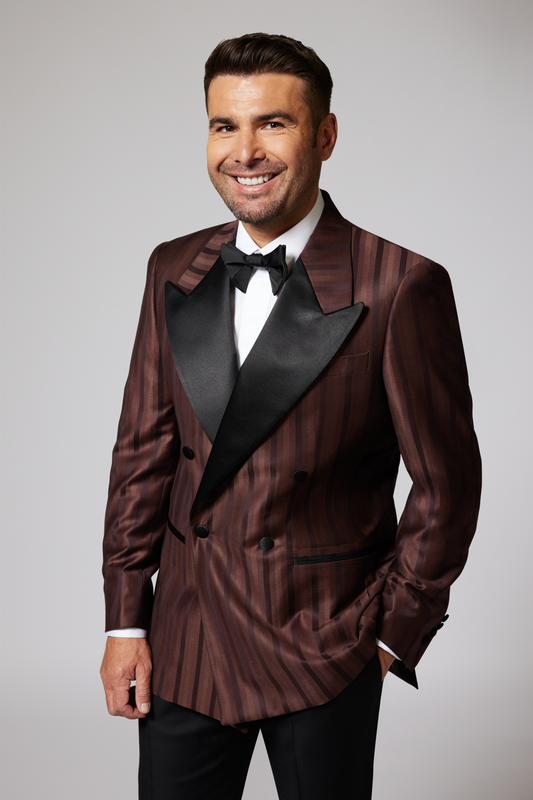 Brown Stripes Zegna Trofeo