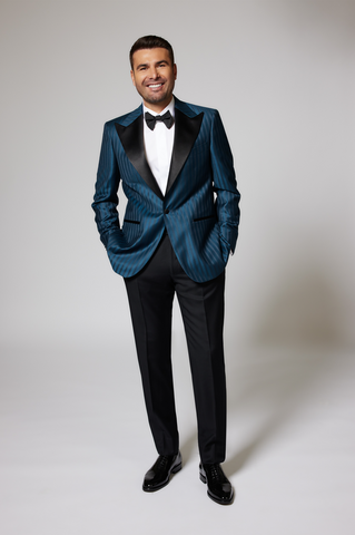 Teal & Slate Trofeo Zegna