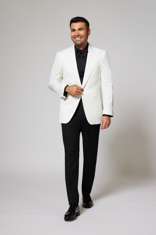 Black & White Tuxedo Cerruti White Lapel