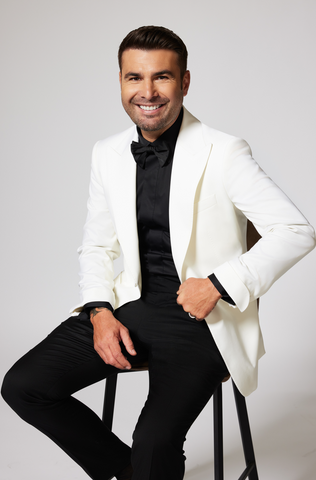 Black & White Tuxedo Cerruti White Lapel