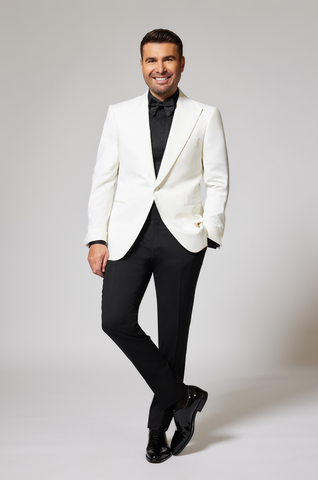 Black & White Tuxedo Cerruti White Lapel