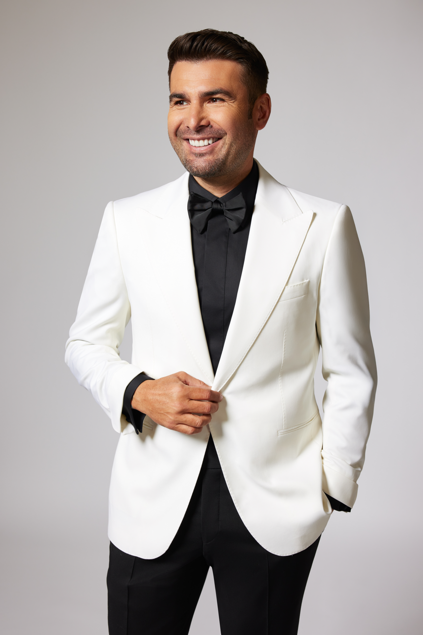 Black & White Tuxedo Cerruti White Lapel