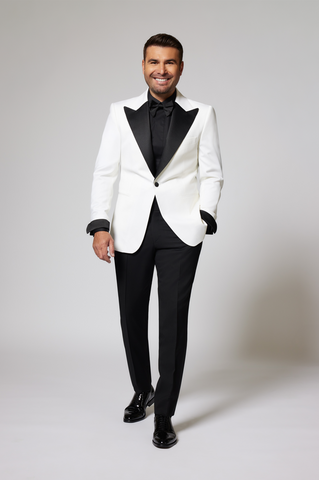 Black & White Tuxedo Cerruti Black Lapel