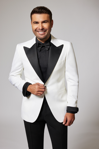 Black & White Tuxedo Cerruti Black Lapel