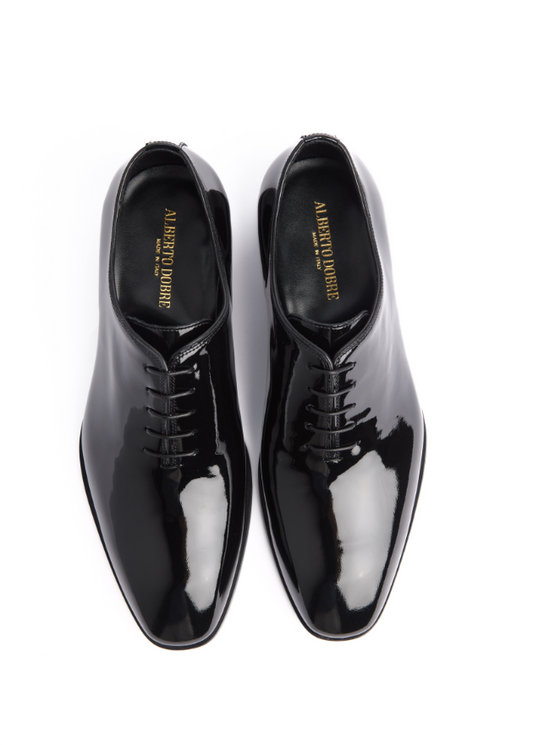 Pantofi Oxford Black Luster