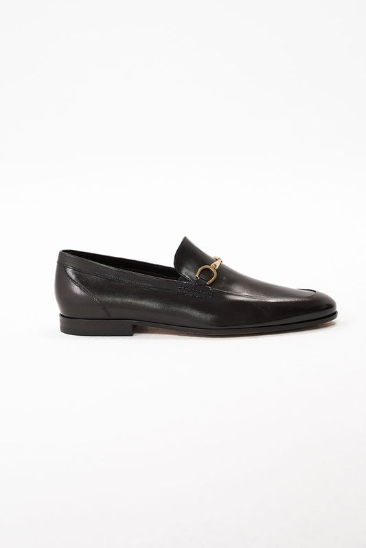 Gold HORSEBIT Belgian LOAFERS NEGRI SEMILUCIOȘI - Joseph