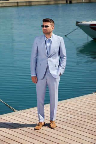 CASUAL PASTEL BLUE ZIGNONE BLEND