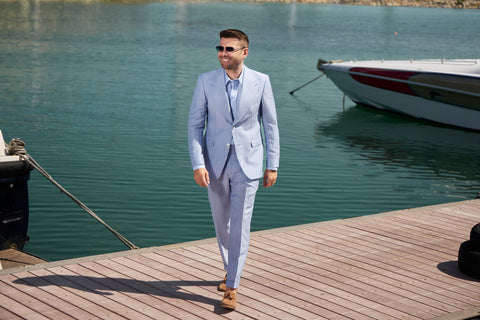 CASUAL PASTEL BLUE ZIGNONE BLEND