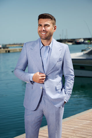 CASUAL PASTEL BLUE ZIGNONE BLEND