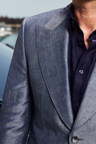 CASUAL NAVY  ZIGNONE BLEND