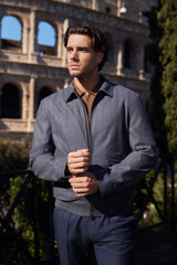 Classic Stripes Wool-Cashmere Zegna 14Milmil14 Blouson