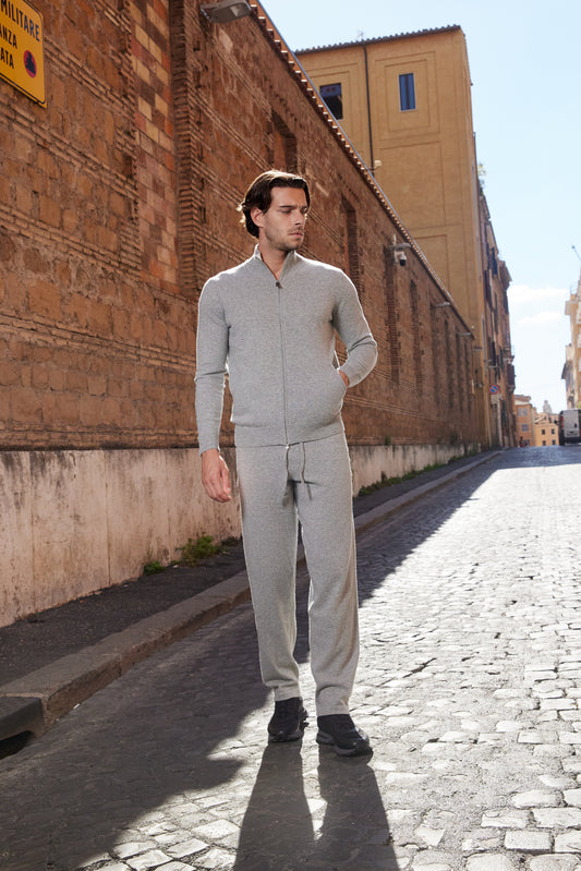 Timeless Grey Merino-Cashmere Set