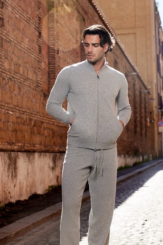 Timeless Grey Merino-Cashmere Set