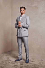 Costum Casual Loro Piana - LIGHT ASH