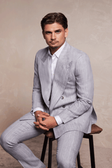 Costum Casual Loro Piana - LIGHT ASH