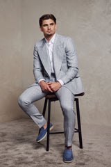 Costum Casual Loro Piana - LIGHT ASH