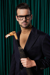 Timeless Dark Navy Loro Piana Cashmere Coat