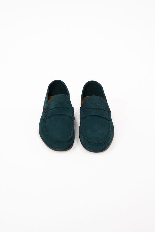 Penny Loafer Suede piele întoarsă – VERDE EMERALD - ANTHONY